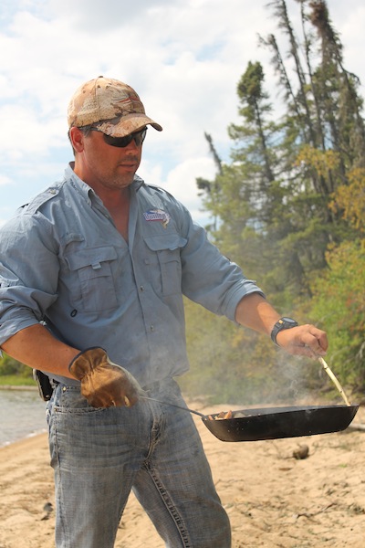 Jerry cooking lunch